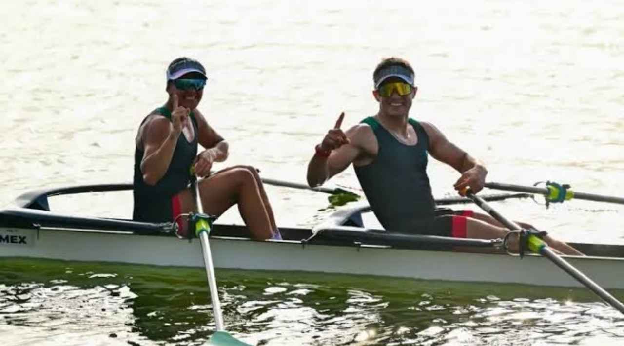 Kenia Lechuga y Alexis López avanzan a las finales del Mundial de Remo