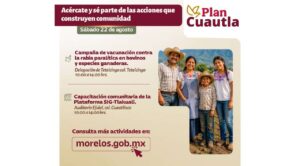 Llevará la Sedagro jornada de vacunación contra rabia paralítica y capacitación tecnológica para productores en Cuautla