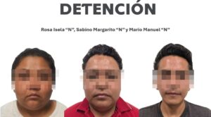 Capturan a tres presuntos extorsionadores de comerciantes en el municipio de Cuautla