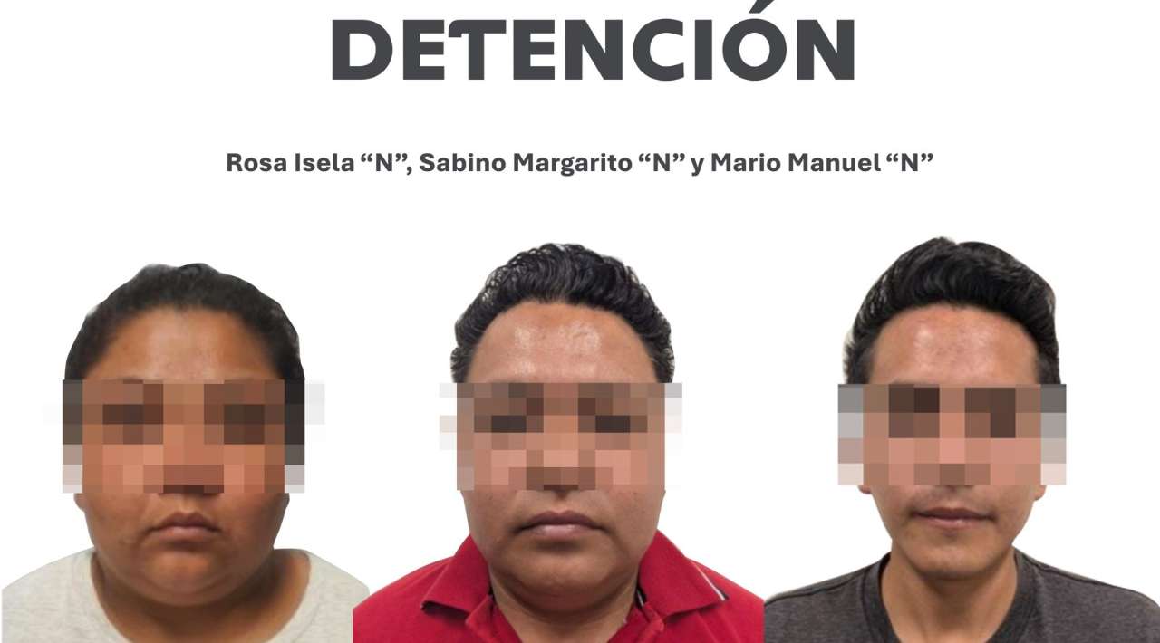 Capturan a tres presuntos extorsionadores de comerciantes en el municipio de Cuautla