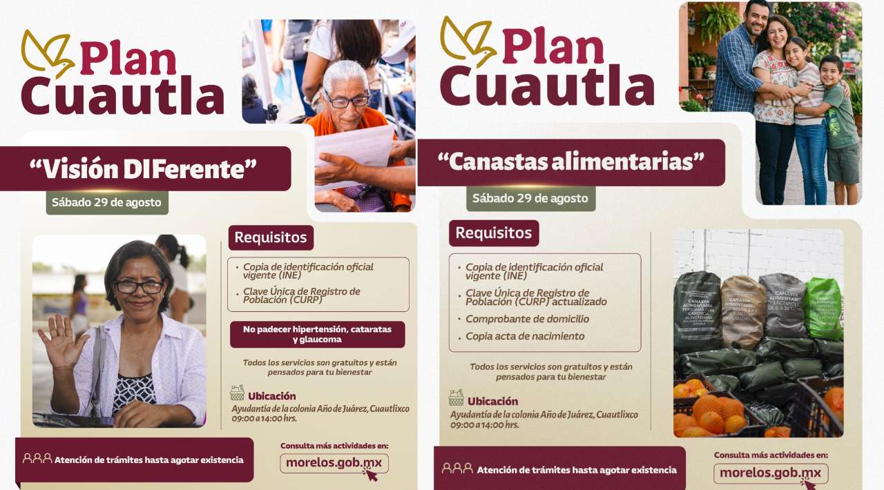 Acercará Plan Cuautla apoyos funcionales y alimentarios gratuitos a familias de Cuautlixco