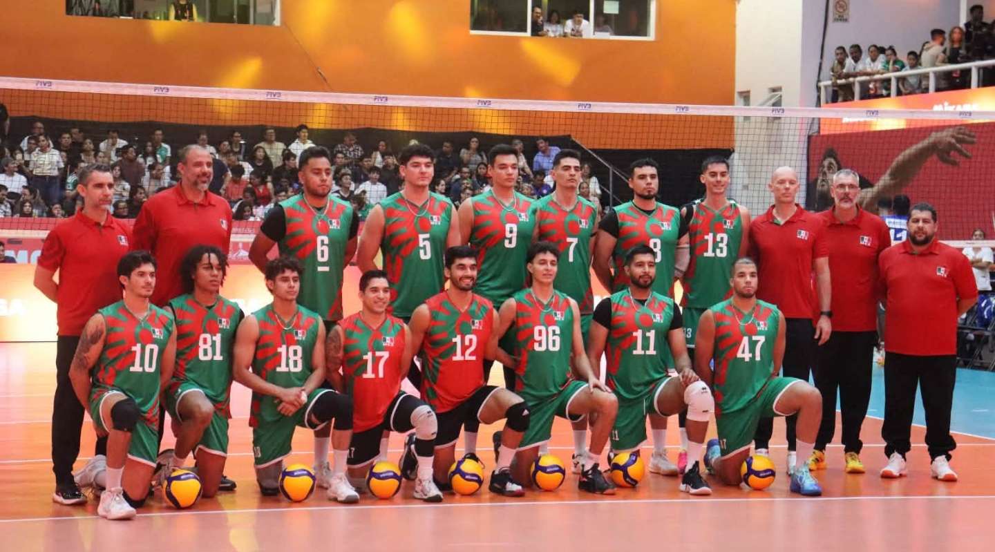 Selección Mexicana debuta con contundente victoria ante Curazao en la Copa Panamericana de Voleibol Varonil 2026 en Morelos