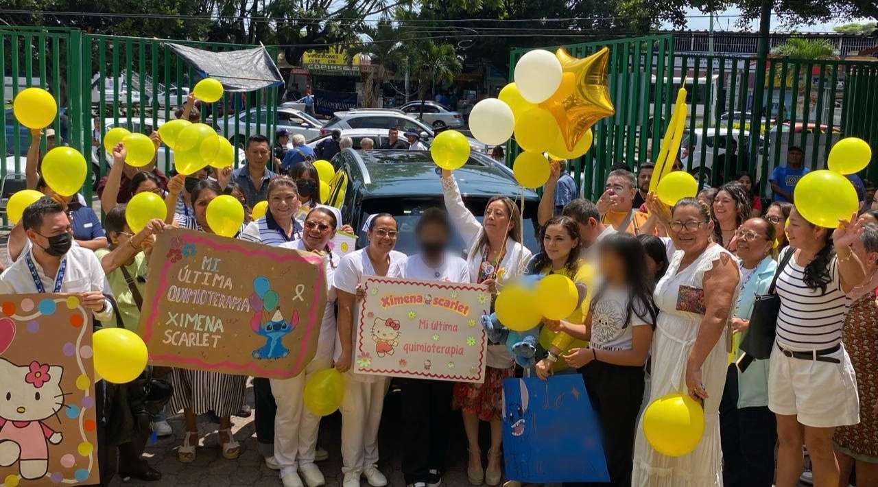 Menor de 13 años concluye tratamiento contra el cáncer en el IMSS Morelos
