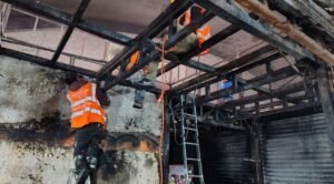Supervisa gobernadora rehabilitación del Mercado Adolfo López Mateos tras incendio en Cuernavaca