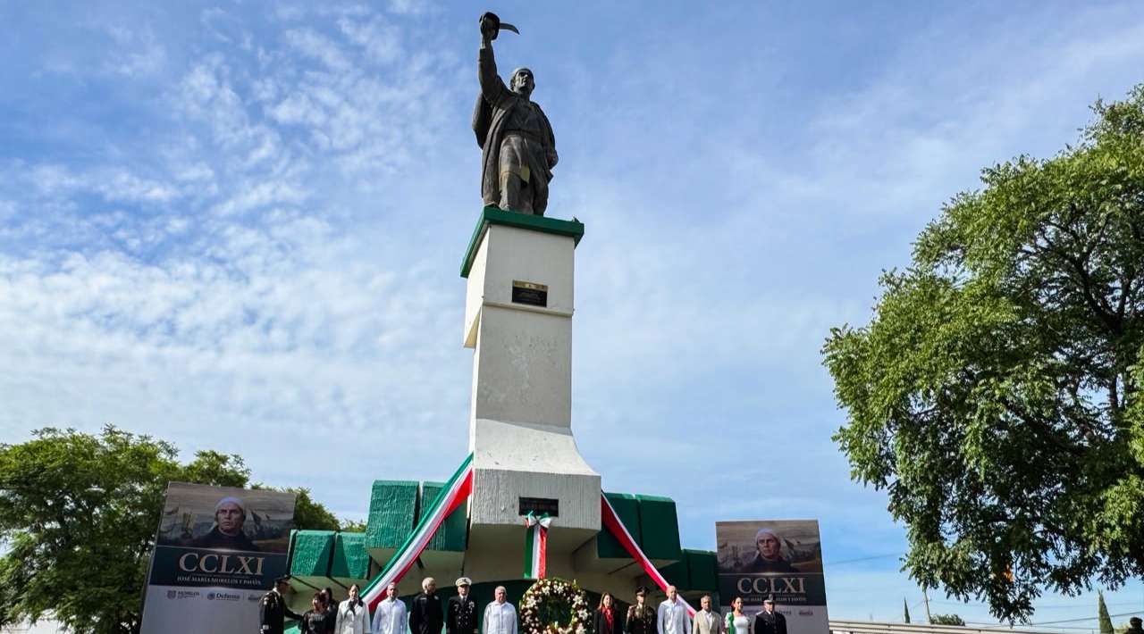 Conmemora Margarita González Saravia natalicio de José María Morelos en Cuautla