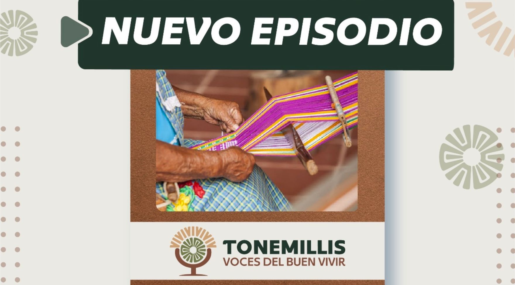 Difunden significado de la faja tradicional de Hueyapan en el podcast Tonemilis