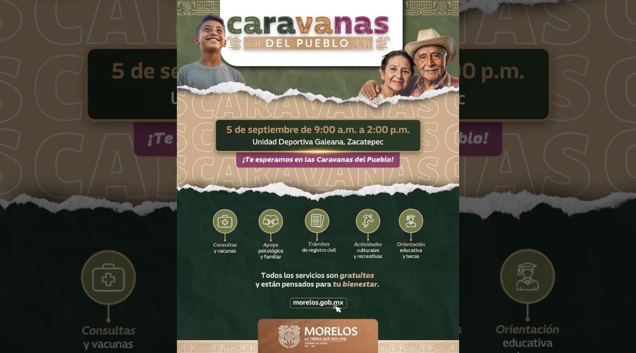 Caravanas del Pueblo acercará servicios y apoyos directos a familias de Zacatepec