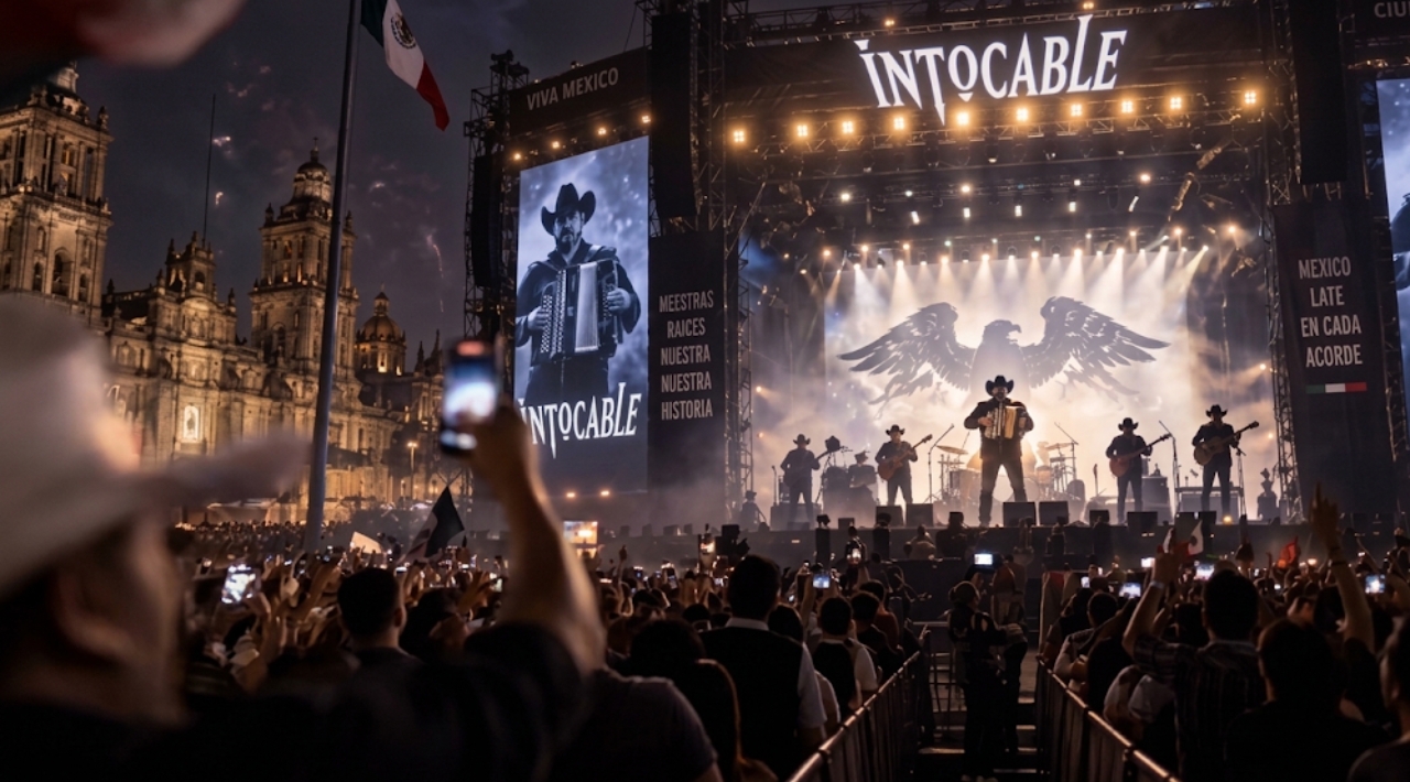 Intocable y nieto de José Alfredo Jiménez encabezarán el espectáculo en el zócalo capitalino: Sheinbaum