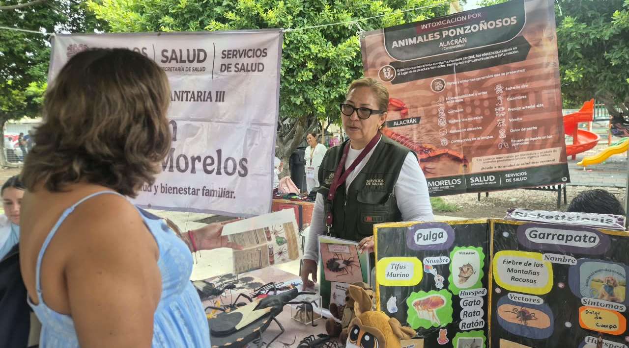 Atienden a 138 personas en feria de salud del Plan Cuautla en colonia Plan de Ayala
