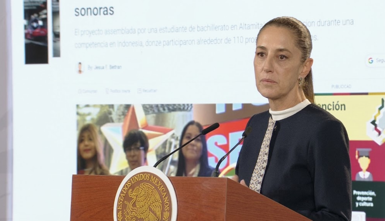 Sheinbaum destaca crecimiento económico de 3.7% en México durante septiembre