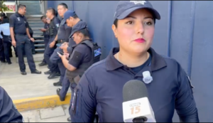 Policías de Jiutepec realizan paro de labores por homologación salarial