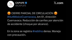 Percance vial moviliza a cuerpos de emergencia en Cuajomulco