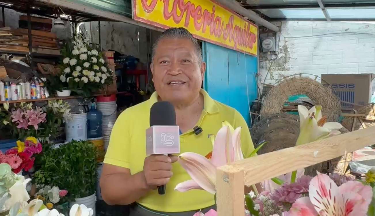 Venta de flores en Día de Muertos cae 10% anual por menor asistencia a panteones