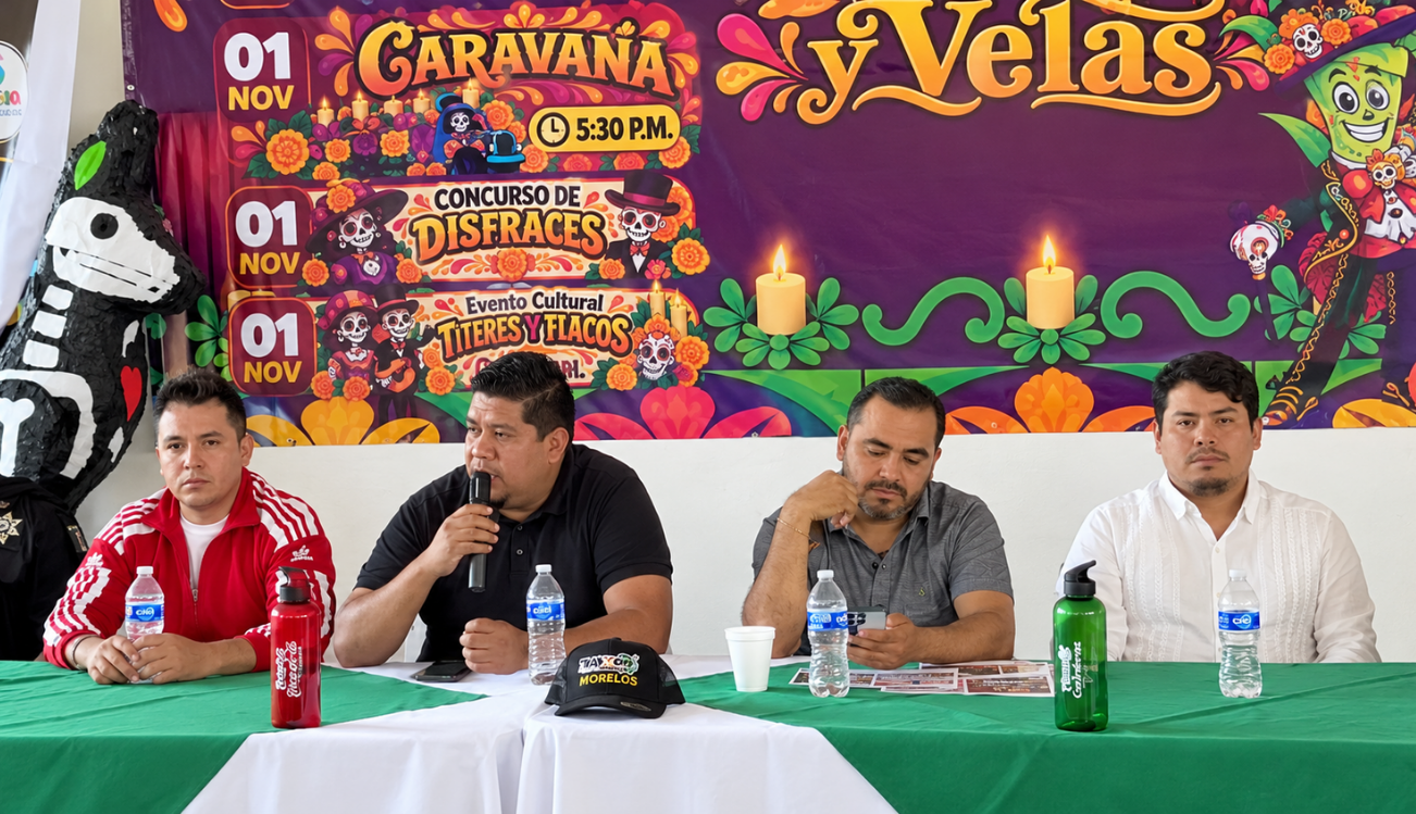 Zacatepec anuncia carrera, caravana y concurso de disfraces por Día de Muertos