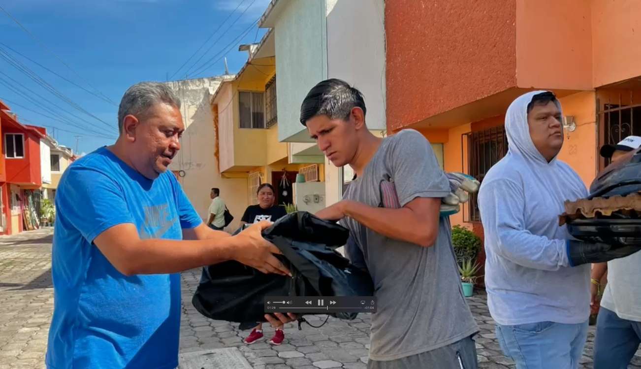 Descacharrización en Jojutla retira nueve toneladas de cacharros tras inundaciones