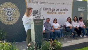 Gobierno de Morelos entrega cancha del Mundial Social en Tetecala y concluye 47 espacios deportivos