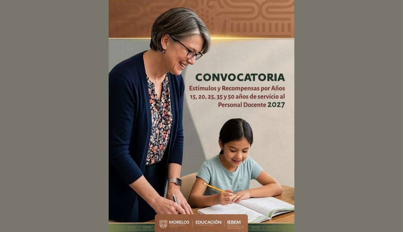 IEBEM convoca a personal de apoyo educativo a solicitar estímulos por antigüedad