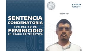Condenan a 26 años de prisión a hombre por tentativa de feminicidio en Ayala