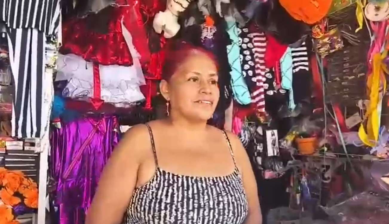 Instalan Mercado de Tradiciones en Zacatepec por Día de Muertos