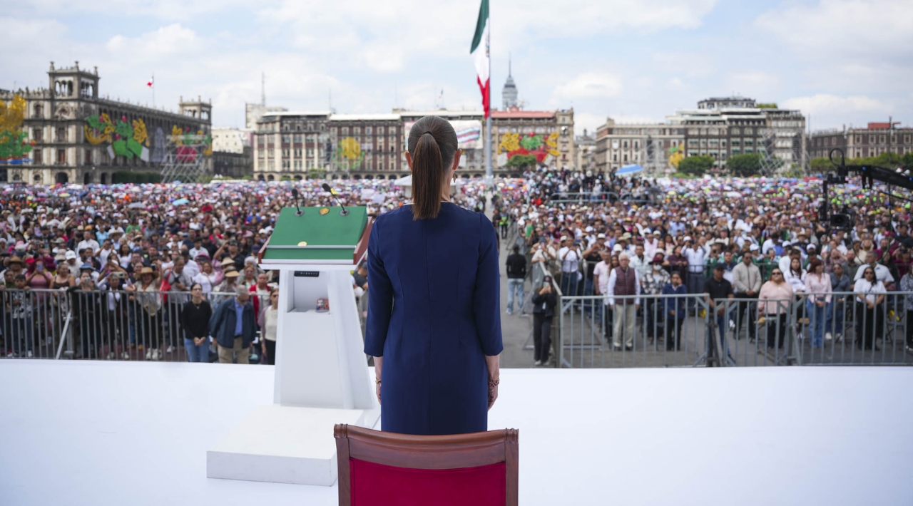 En el marco de su segundo año de gobierno; aprobación de Claudia Sheinbaum llega a 70%