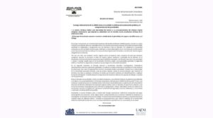 UAEM llama a la unidad universitaria y expresa solidaridad con familias de jóvenes fallecidos