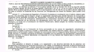 Programa Integral de Accesibilidad para el Estado de Morelos garantizará inclusión y derechos