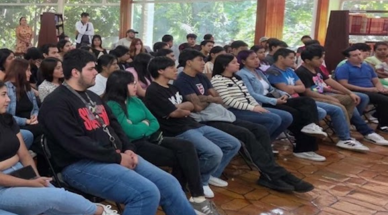 SSPC Morelos imparte taller de prevención de la extorsión a jóvenes en Cuernavaca