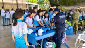 Participan 790 alumnas y alumnos de secundaria en Puente de Ixtla durante Feria de Prevención del delito de SSPC Morelos